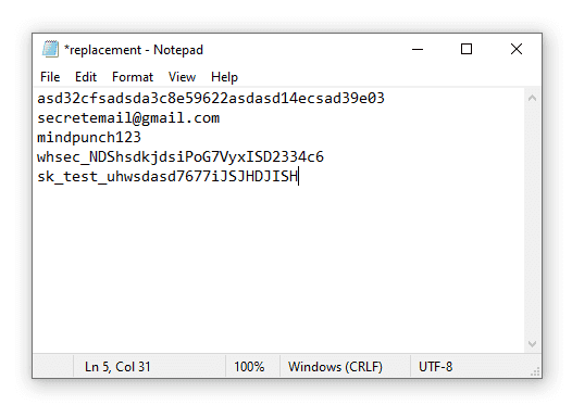 replacement.txt file